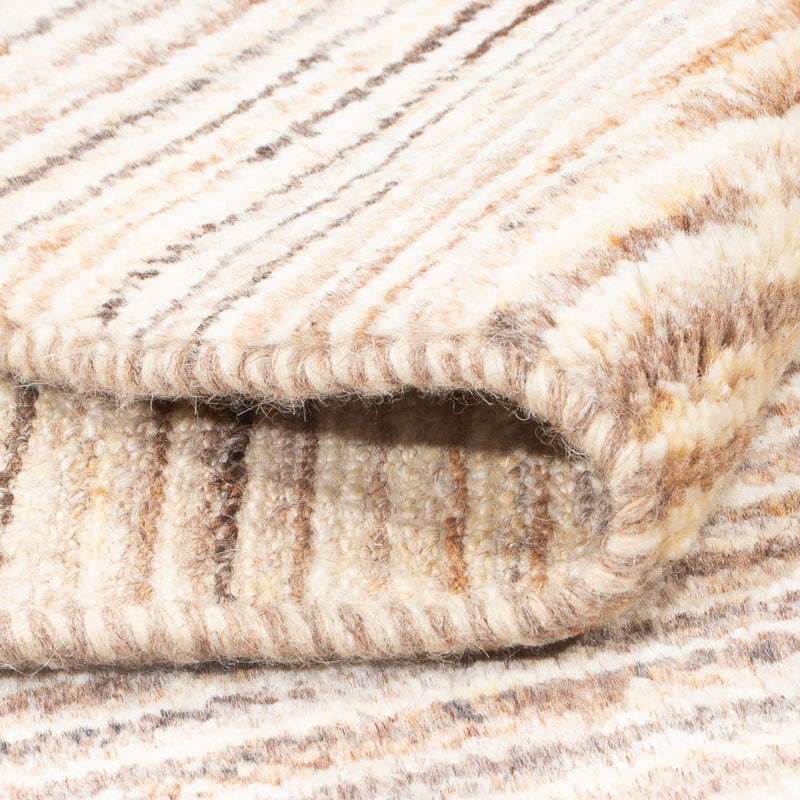 Gabbeh Persisch Teppich 96x145cm - Perserteppich Wollteppich - hellbeige