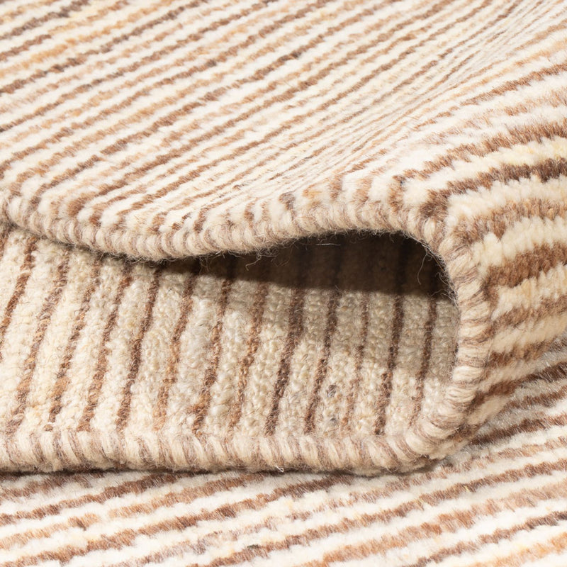 Gabbeh Persisch Teppich 174x241cm - Perserteppich Wollteppich - hellbeige