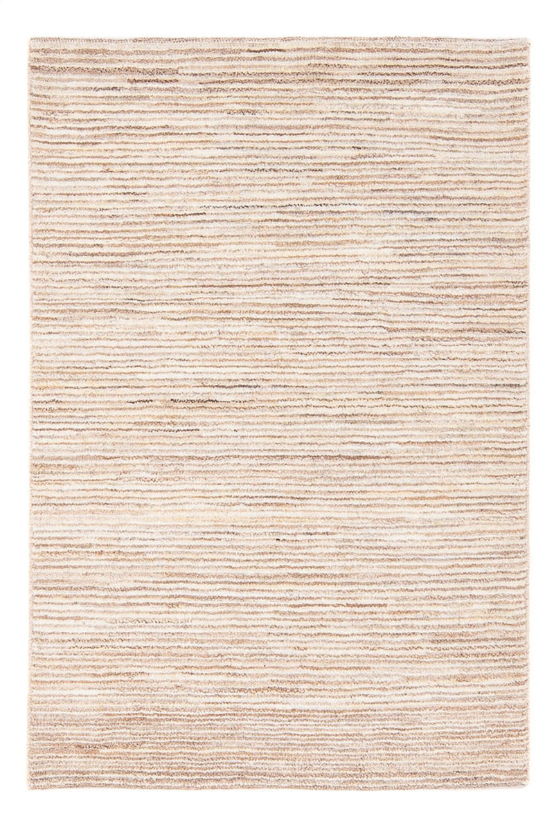 Gabbeh Persisch Teppich 95x142cm - Perserteppich Wollteppich - hellbeige