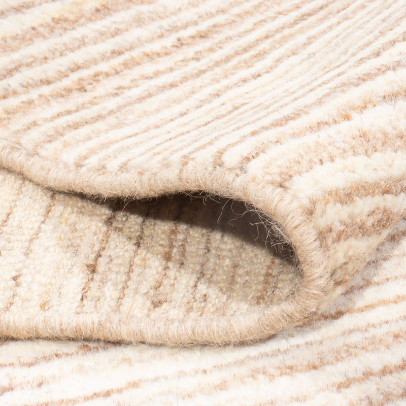 Gabbeh Persisch Teppich 95x142cm - Perserteppich Wollteppich - hellbeige