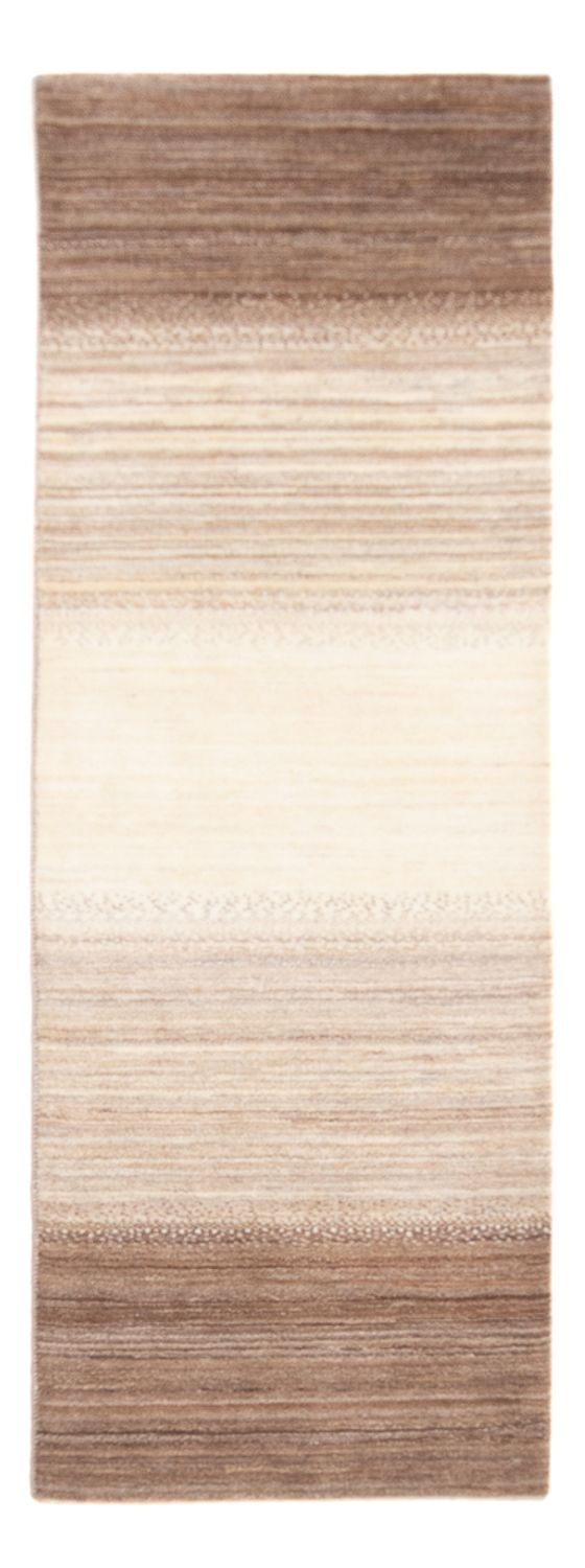 Gabbeh Persisch Teppich 82x245cm - Perserteppich Wollteppich - natur