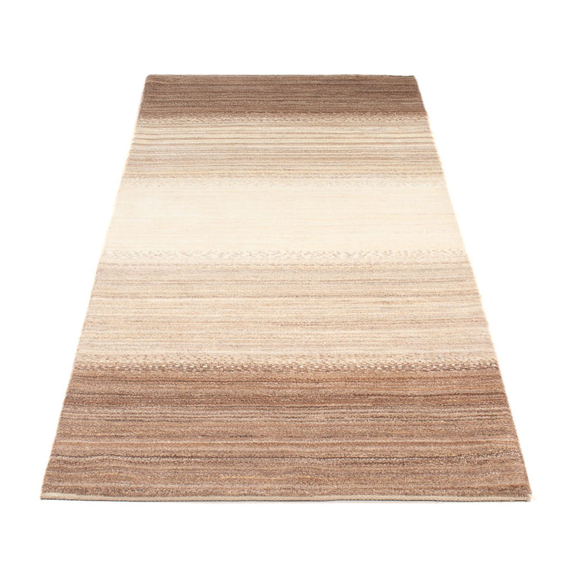 Gabbeh Persisch Teppich 82x245cm - Perserteppich Wollteppich - natur