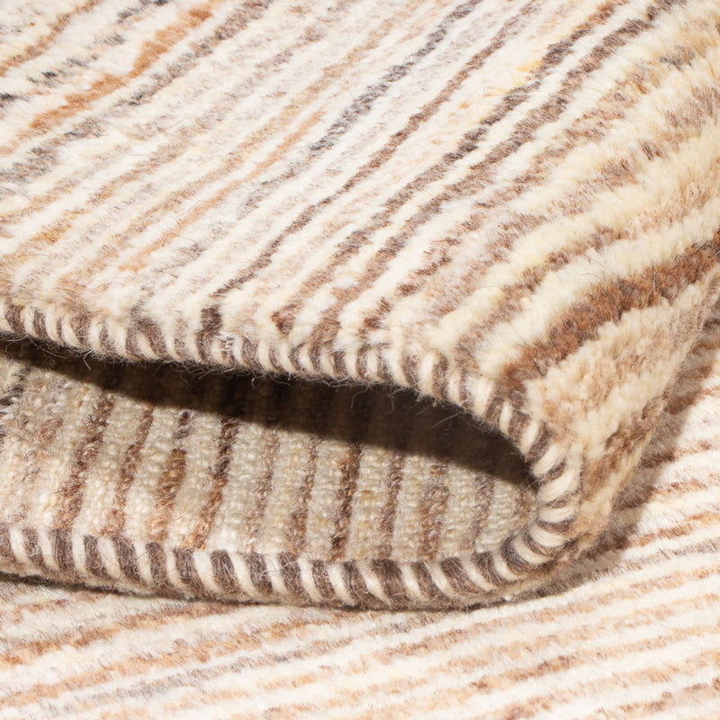 Gabbeh Persisch Teppich 60x92cm - Perserteppich Wollteppich - dunkelbeige