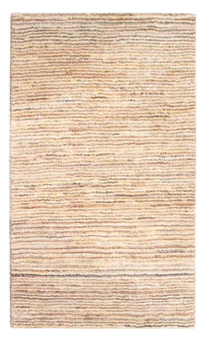 Gabbeh Persisch Teppich 57x91cm - Perserteppich Wollteppich - dunkelbeige