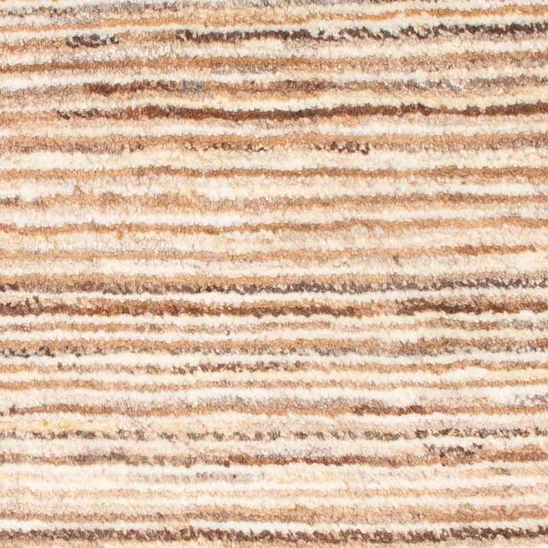 Gabbeh Persisch Teppich 62x95cm - Perserteppich Wollteppich - dunkelbeige