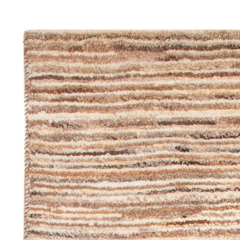Gabbeh Persisch Teppich 62x95cm - Perserteppich Wollteppich - dunkelbeige