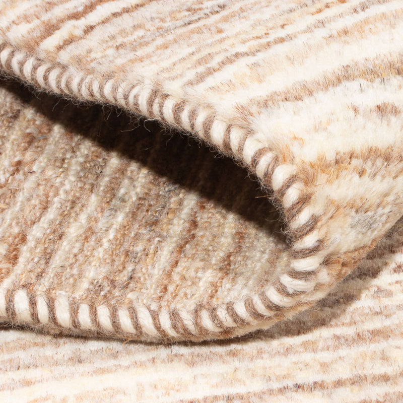 Gabbeh Persisch Teppich 61x94cm - Perserteppich Wollteppich - dunkelbeige