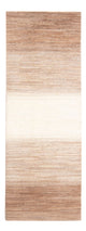 Gabbeh Persisch Teppich 84x250cm - Perserteppich Wollteppich - natur