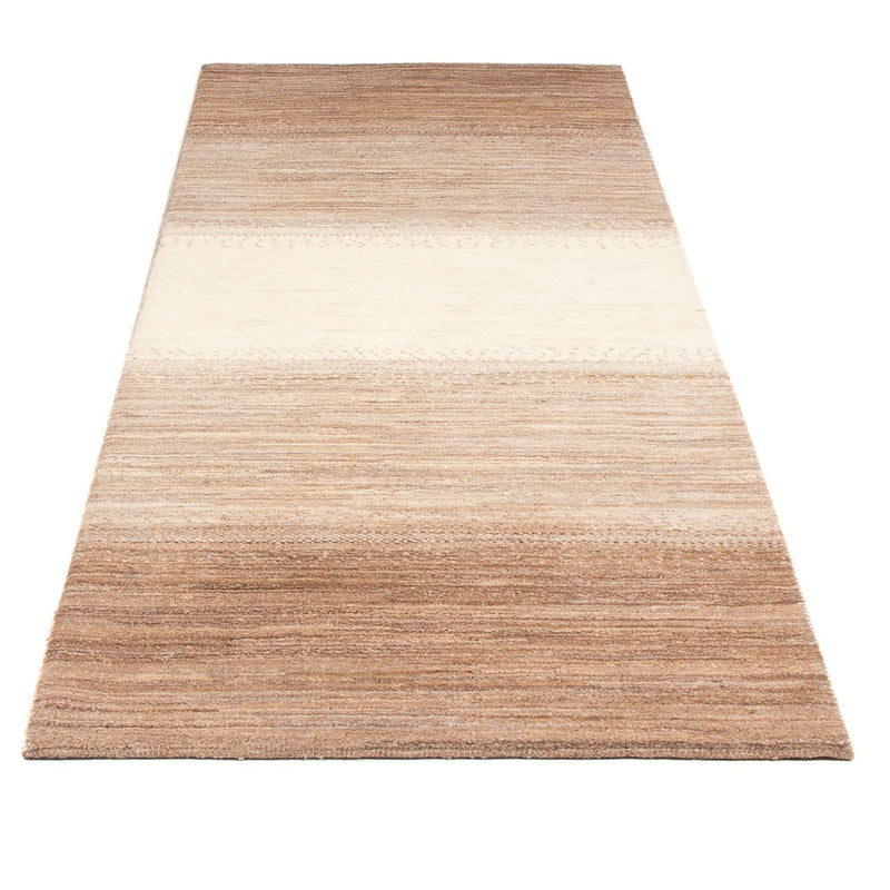 Gabbeh Persisch Teppich 84x250cm - Perserteppich Wollteppich - natur