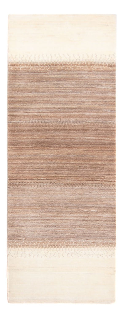 Gabbeh Persisch Teppich 86x239cm - Perserteppich Wollteppich - natur