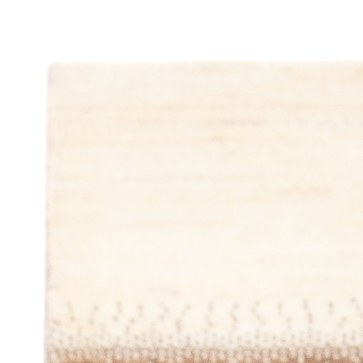Gabbeh Persisch Teppich 86x239cm - Perserteppich Wollteppich - natur