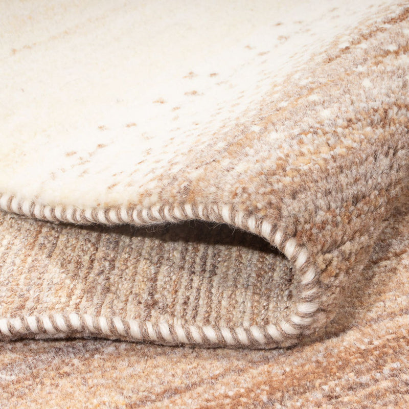 Gabbeh Persisch Teppich 86x239cm - Perserteppich Wollteppich - natur