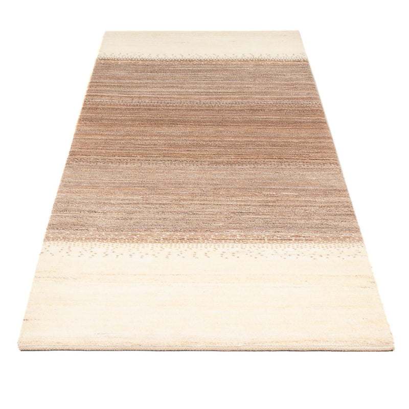 Gabbeh Persisch Teppich 86x239cm - Perserteppich Wollteppich - natur