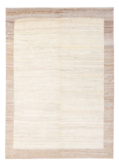 Gabbeh Persisch Teppich 145x191cm - Perserteppich Wollteppich - hellbeige