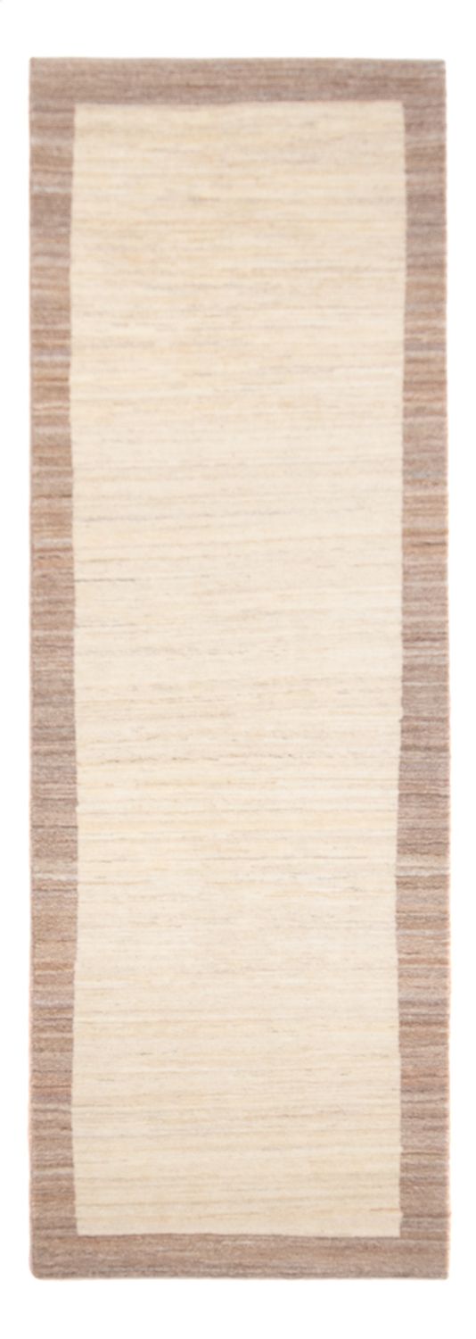 Gabbeh Persisch Teppich 90x280cm - Perserteppich Wollteppich - natur