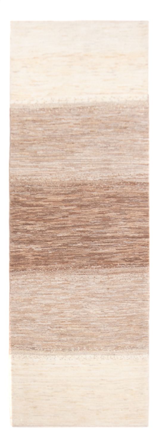 Gabbeh Persisch Teppich 85x268cm - Perserteppich Wollteppich - natur