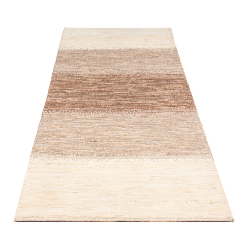 Gabbeh Persisch Teppich 85x268cm - Perserteppich Wollteppich - natur