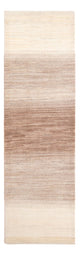Gabbeh Persisch Teppich 86x297cm - Perserteppich Wollteppich - natur