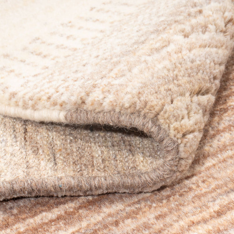 Gabbeh Persisch Teppich 86x297cm - Perserteppich Wollteppich - natur