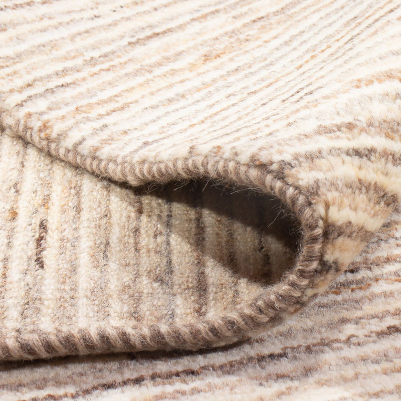Gabbeh Persisch Teppich 102x147cm - Perserteppich Wollteppich - hellbeige