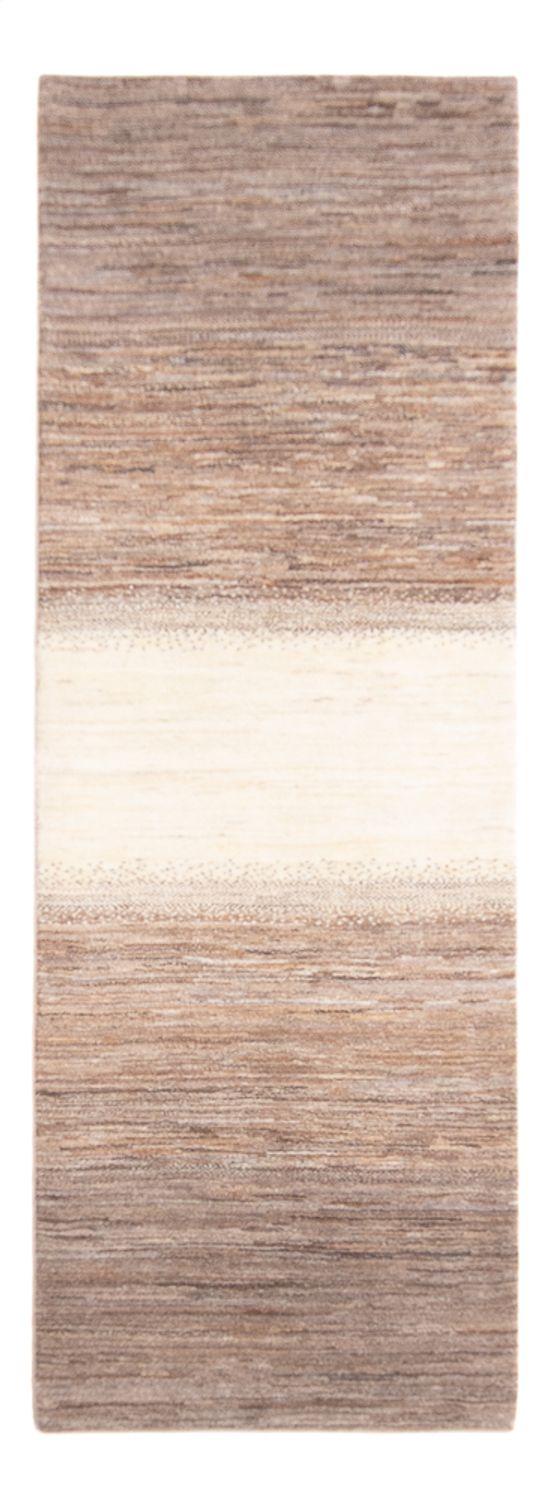 Gabbeh Persisch Teppich 89x245cm - Perserteppich Wollteppich - natur
