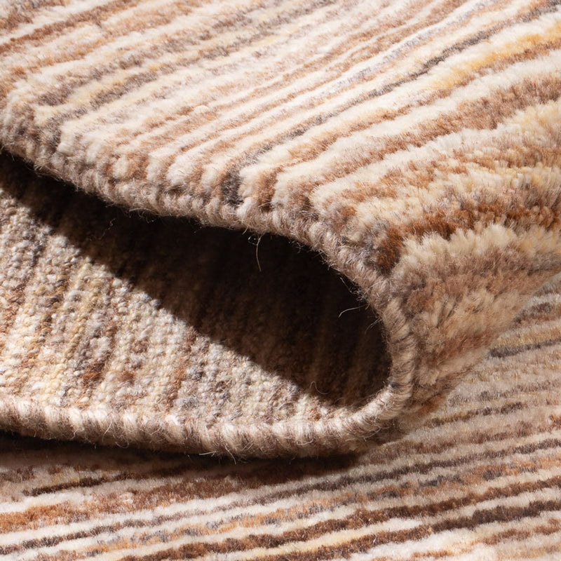 Gabbeh Persisch Teppich 60x94cm - Perserteppich Wollteppich - dunkelbeige