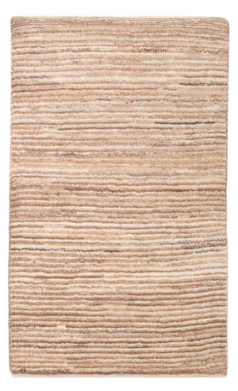Gabbeh Persisch Teppich 60x94cm - Perserteppich Wollteppich - dunkelbeige
