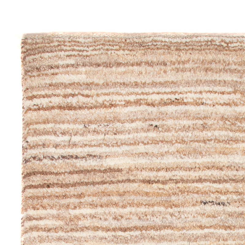Gabbeh Persisch Teppich 60x94cm - Perserteppich Wollteppich - dunkelbeige
