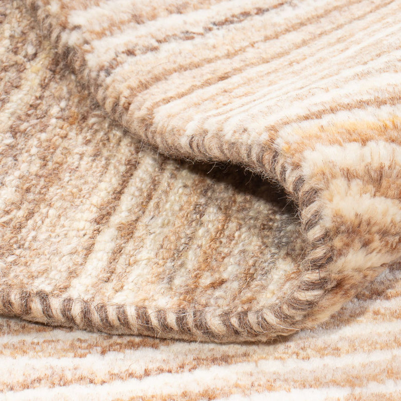 Gabbeh Persisch Teppich 60x94cm - Perserteppich Wollteppich - dunkelbeige