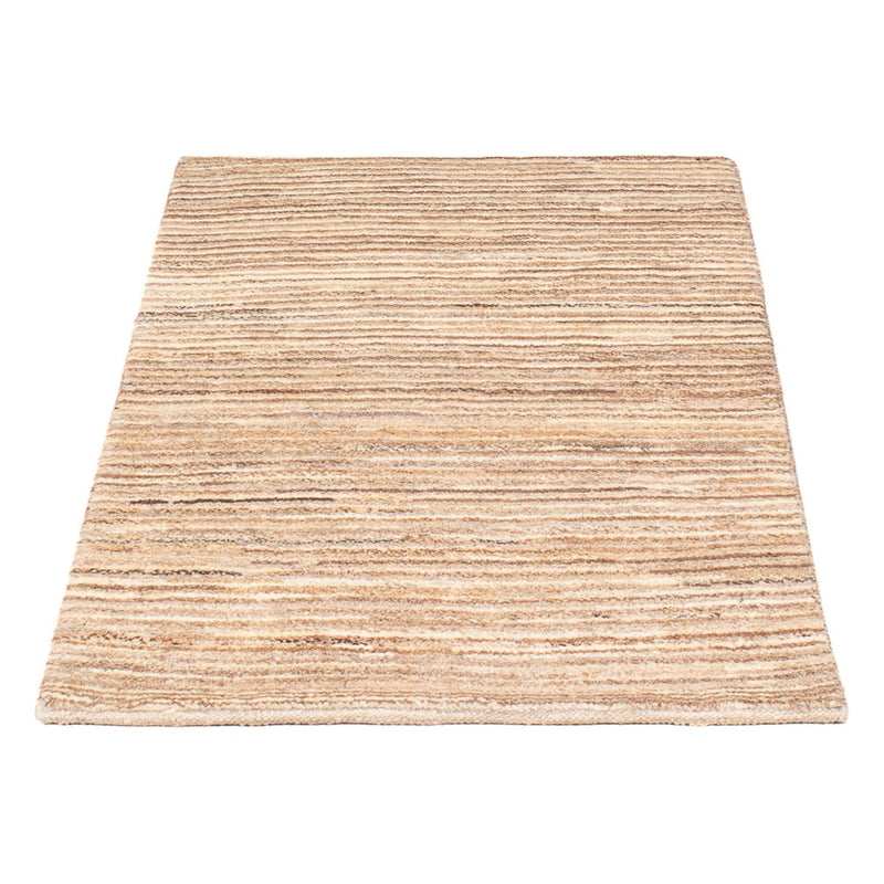 Gabbeh Persisch Teppich 60x94cm - Perserteppich Wollteppich - dunkelbeige
