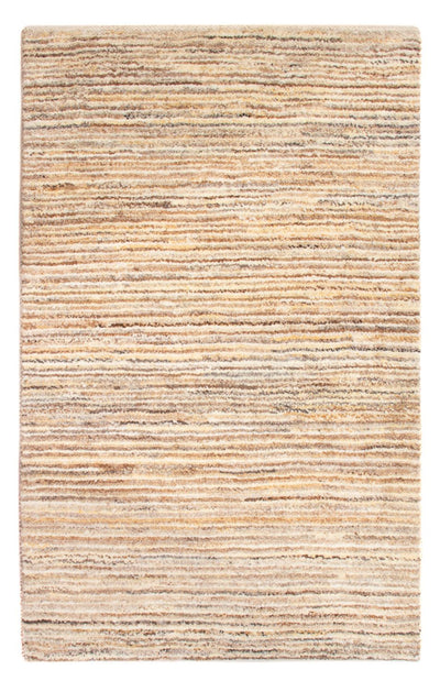 Gabbeh Persisch Teppich 60x93cm - Perserteppich Wollteppich - dunkelbeige