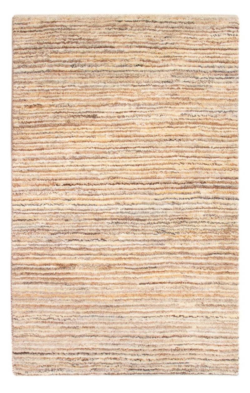 Gabbeh Persisch Teppich 60x93cm - Perserteppich Wollteppich - dunkelbeige