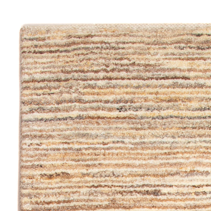 Gabbeh Persisch Teppich 60x93cm - Perserteppich Wollteppich - dunkelbeige