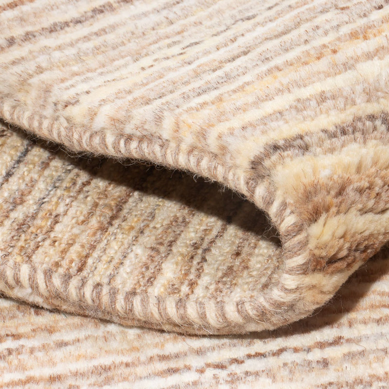 Gabbeh Persisch Teppich 60x93cm - Perserteppich Wollteppich - dunkelbeige
