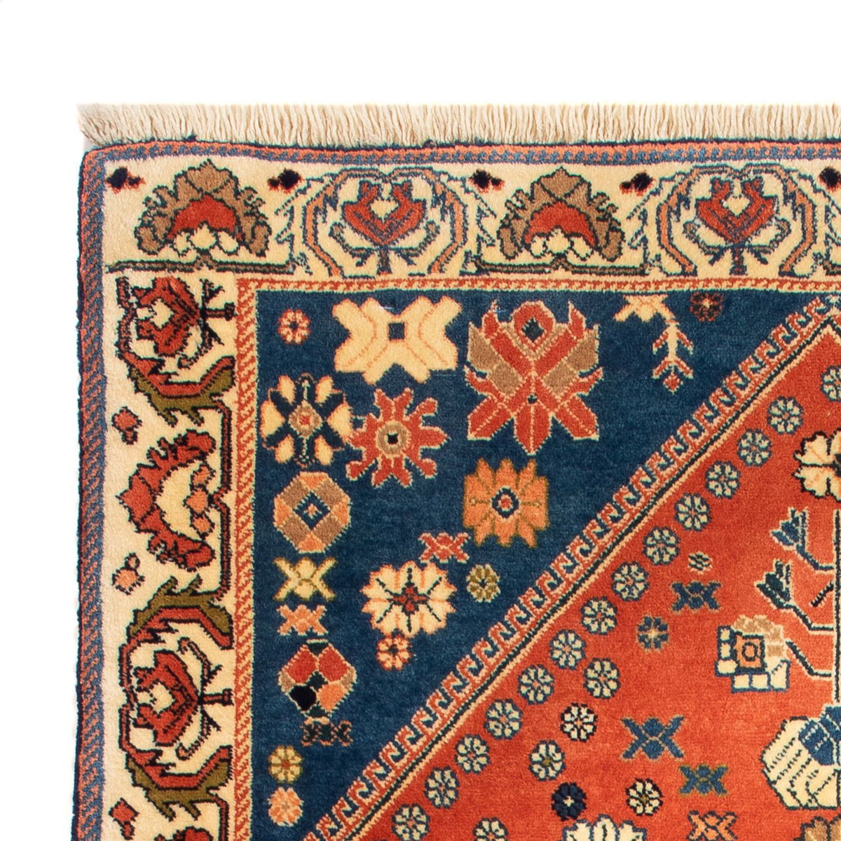 Kaschkuli Teppich 80x117cm - Perserteppich - rot