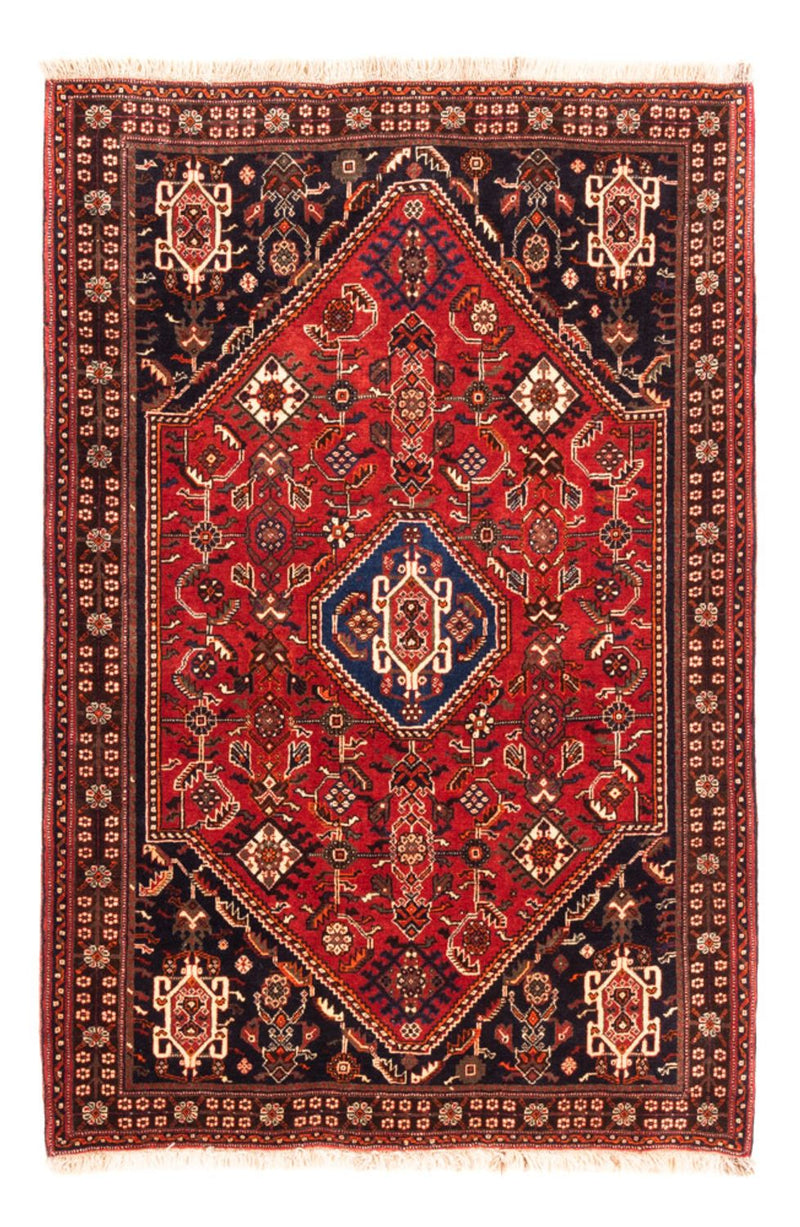 Ghashghai Teppich 110x158cm - Perserteppich - rot