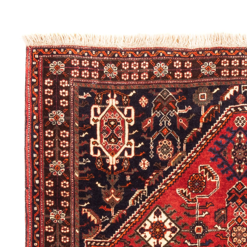 Ghashghai Teppich 110x158cm - Perserteppich - rot