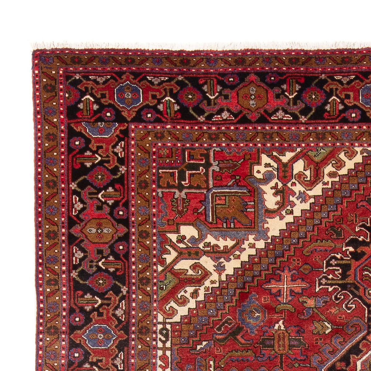 Heriz Teppich 243x340cm - Perserteppich - rot