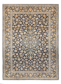 Keshan Teppich 292x408cm - Perserteppich - dunkelblau – product image