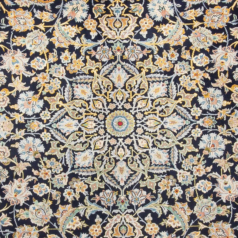 Keshan Teppich 292x408cm - Perserteppich - dunkelblau