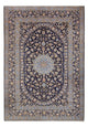 Keshan Teppich 266x390cm - Perserteppich - dunkelblau