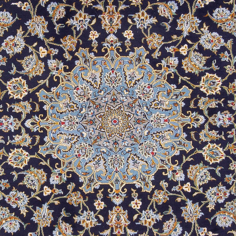 Keshan Teppich 266x390cm - Perserteppich - dunkelblau