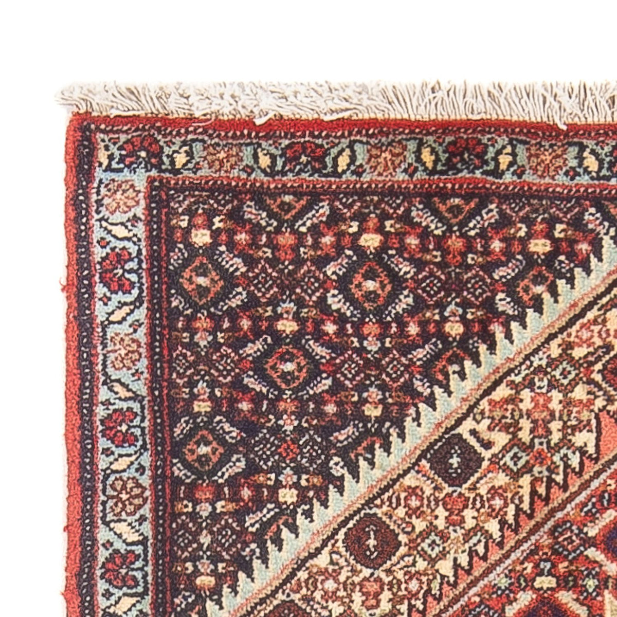 Senneh Teppich 68x100cm - Perserteppich - hellbeige