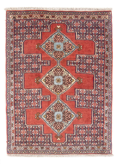 Senneh Teppich 72x105cm - Perserteppich - rot