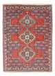 Senneh Teppich 72x105cm - Perserteppich - rot