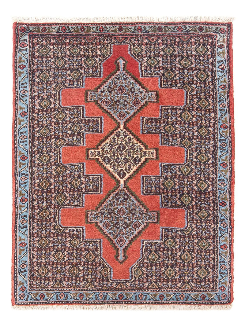 Senneh Teppich 76x106cm - Perserteppich - rot