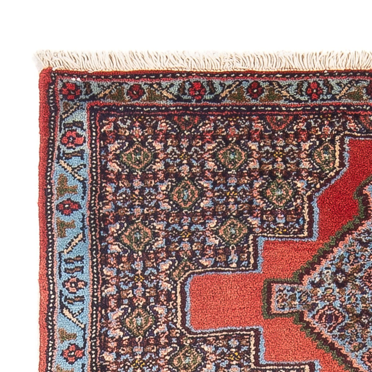 Senneh Teppich 76x106cm - Perserteppich - rot