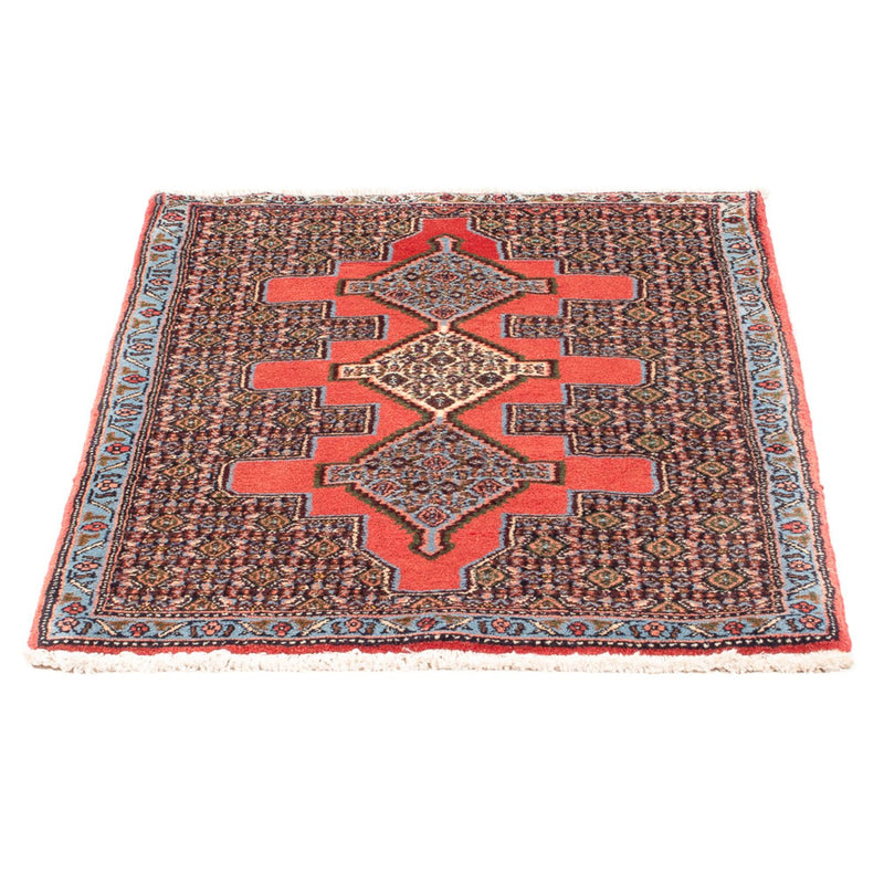Senneh Teppich 76x106cm - Perserteppich - rot