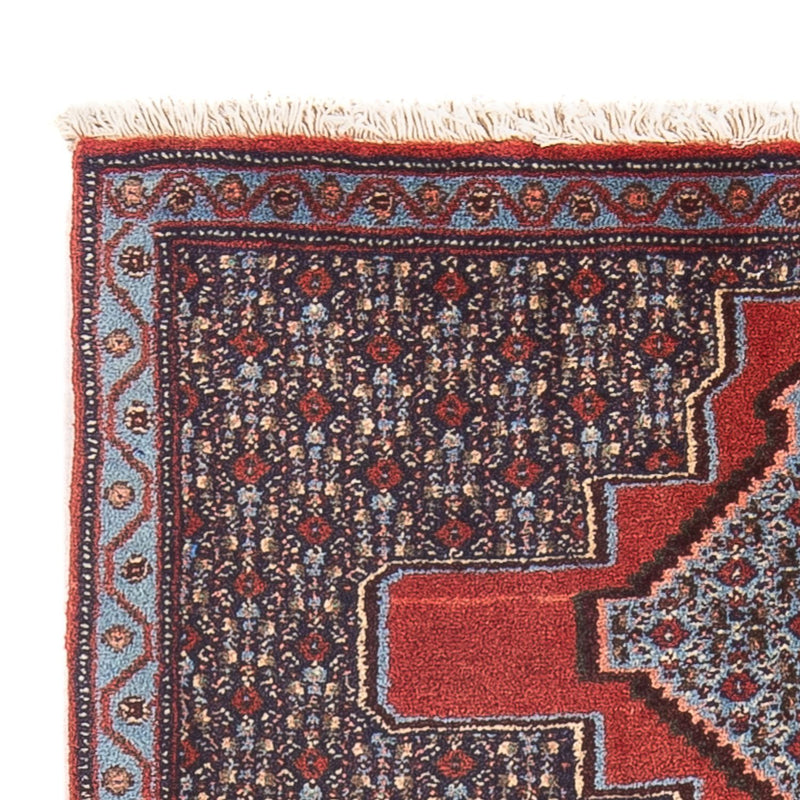 Senneh Teppich 78x106cm - Perserteppich - rot