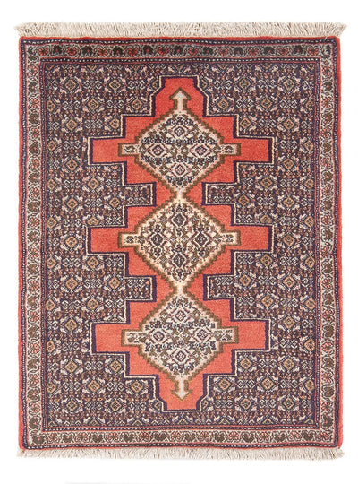 Senneh Teppich 76x108cm - Perserteppich - rot